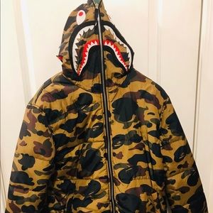Bape bathing ape bapesta hoodie jacket coat camo